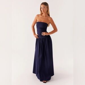 Peppermayo Carmel Maxi Dress - Navy